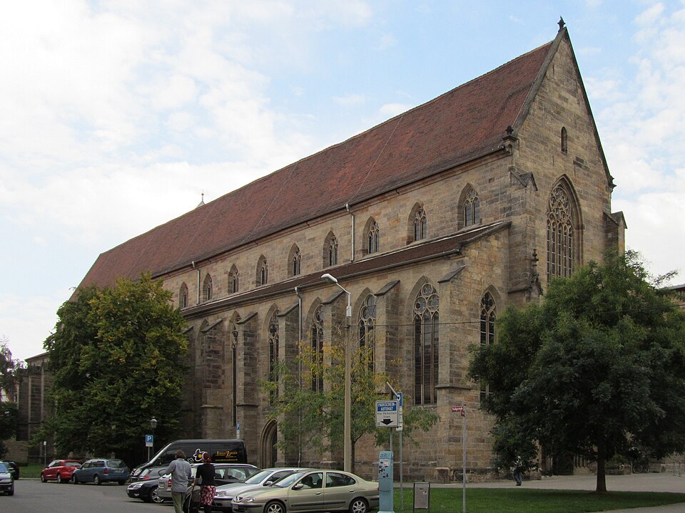 Exterior of the Predigerkirche in Erfurt