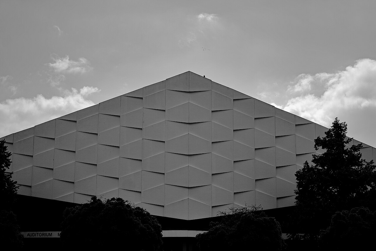 Exterior of the CAU Auditorium Maximum in Kiel