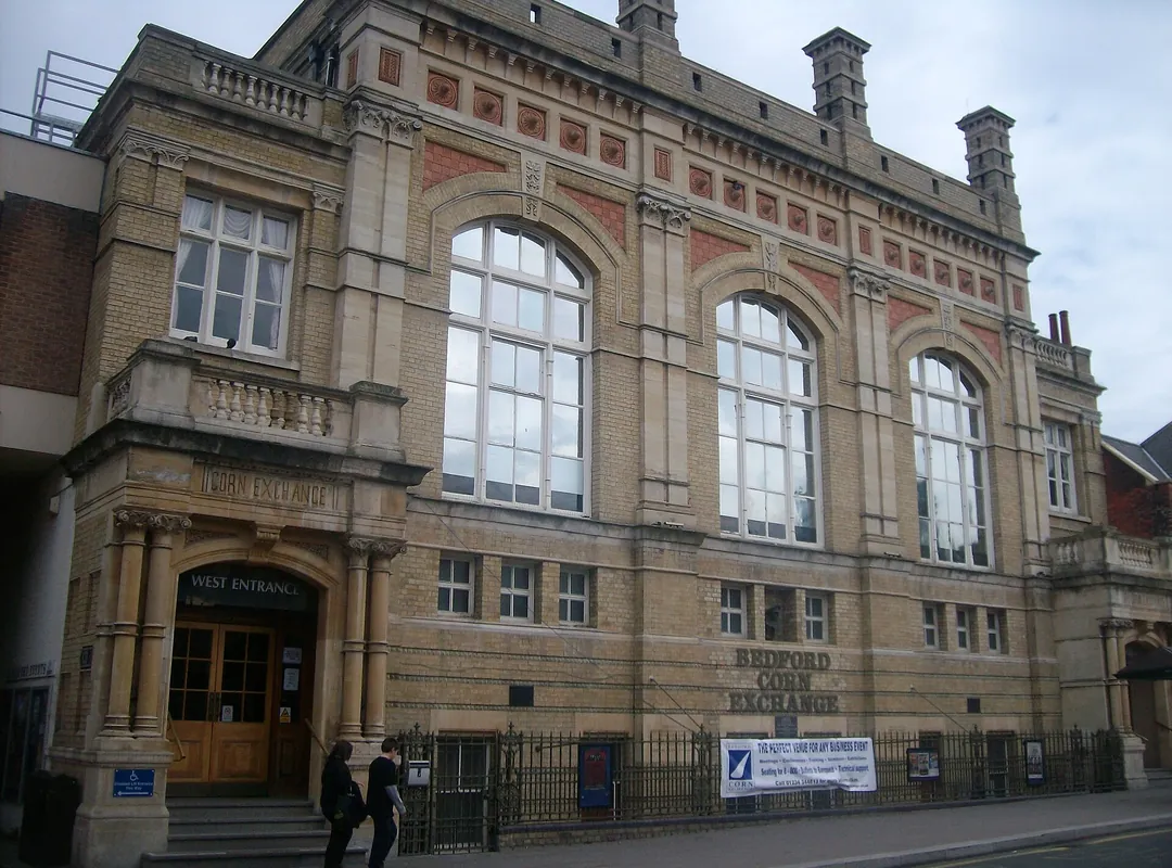 Bedford Corn Exchange exterior, Bedford
