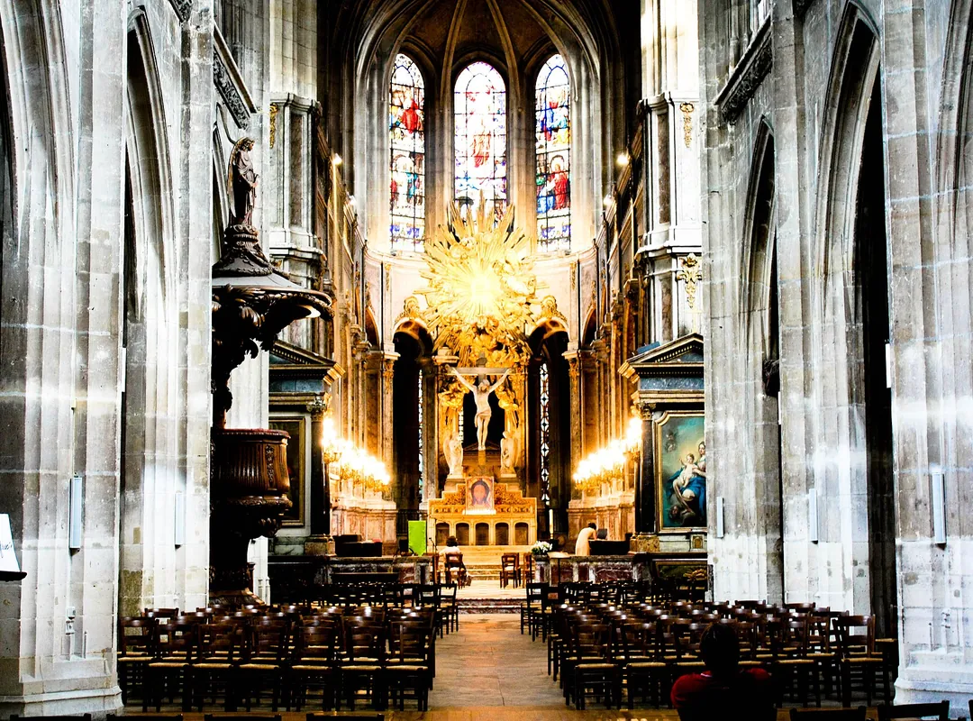 The interior of Saint-Merry