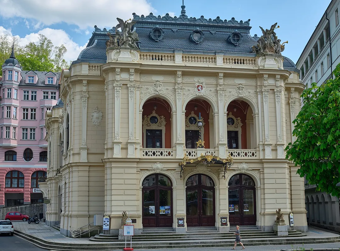 Karlovy Vary Municipal Theatre exterior, Karlovy Vary
