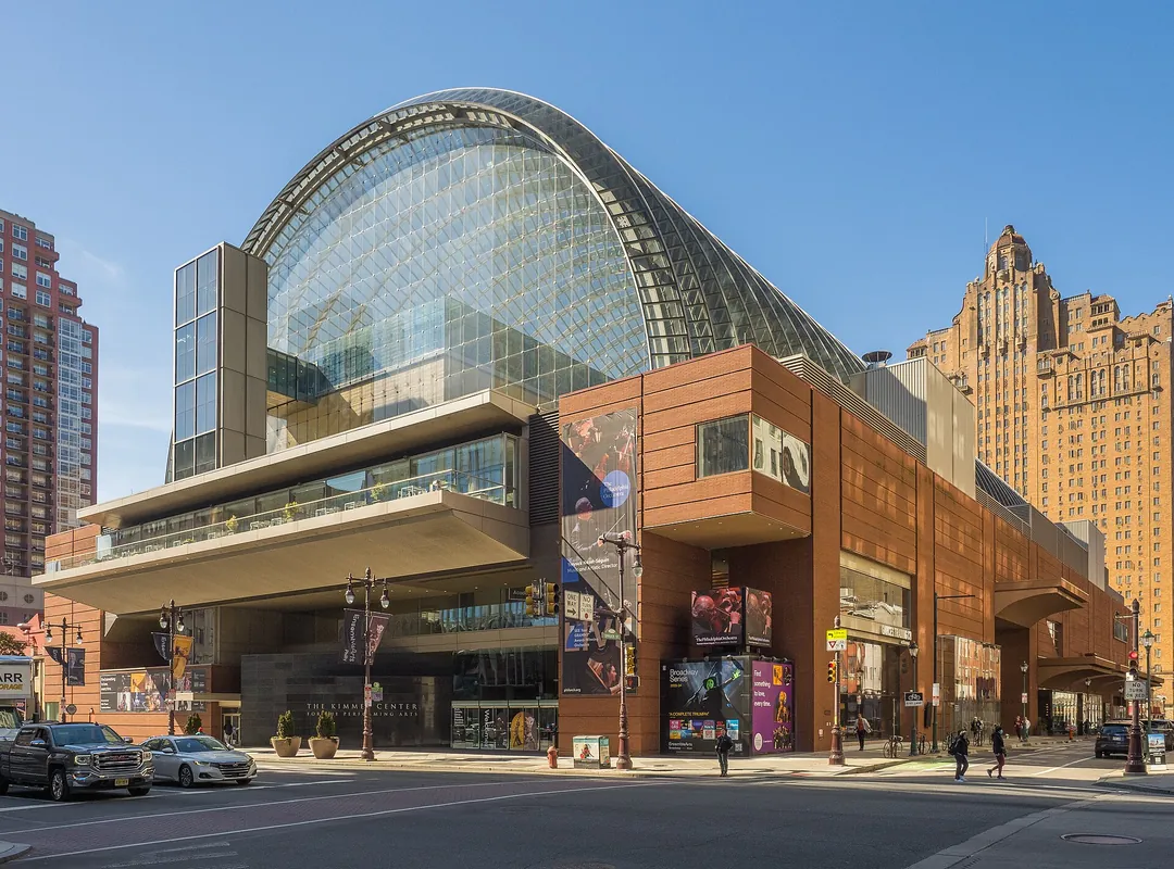 The Kimmel Center on South Broad Street, Philadelphia, home of the Perelman Theater
