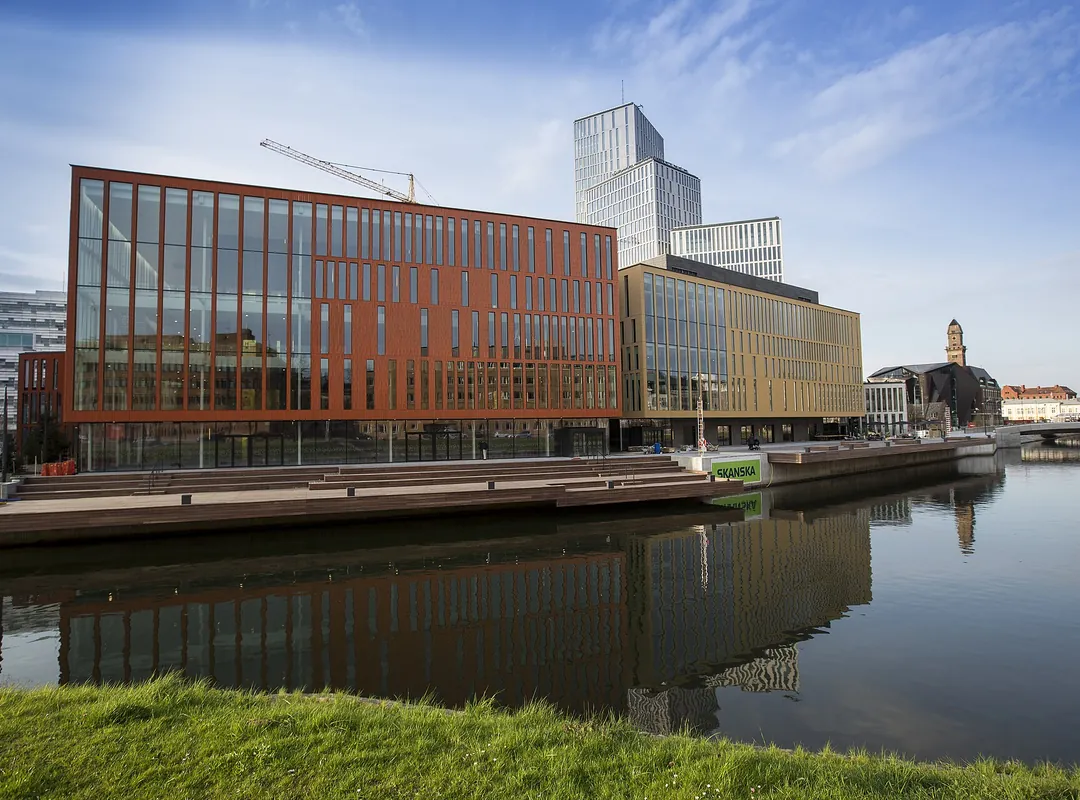 Malmö Live seen across the canal, Malmö