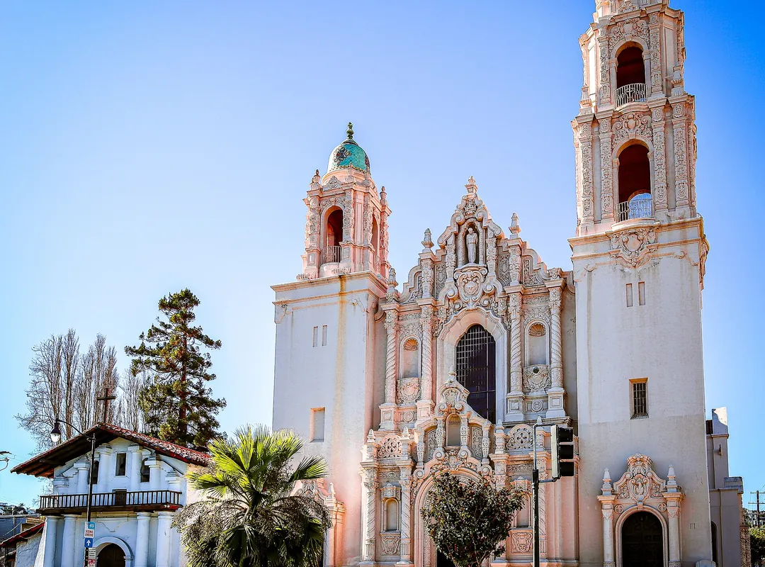 Mission Dolores and the basilica beside it