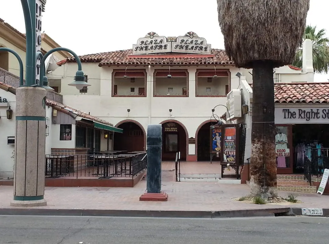 The Plaza Theatre on South Palm Canyon Drive, Palm Springs
