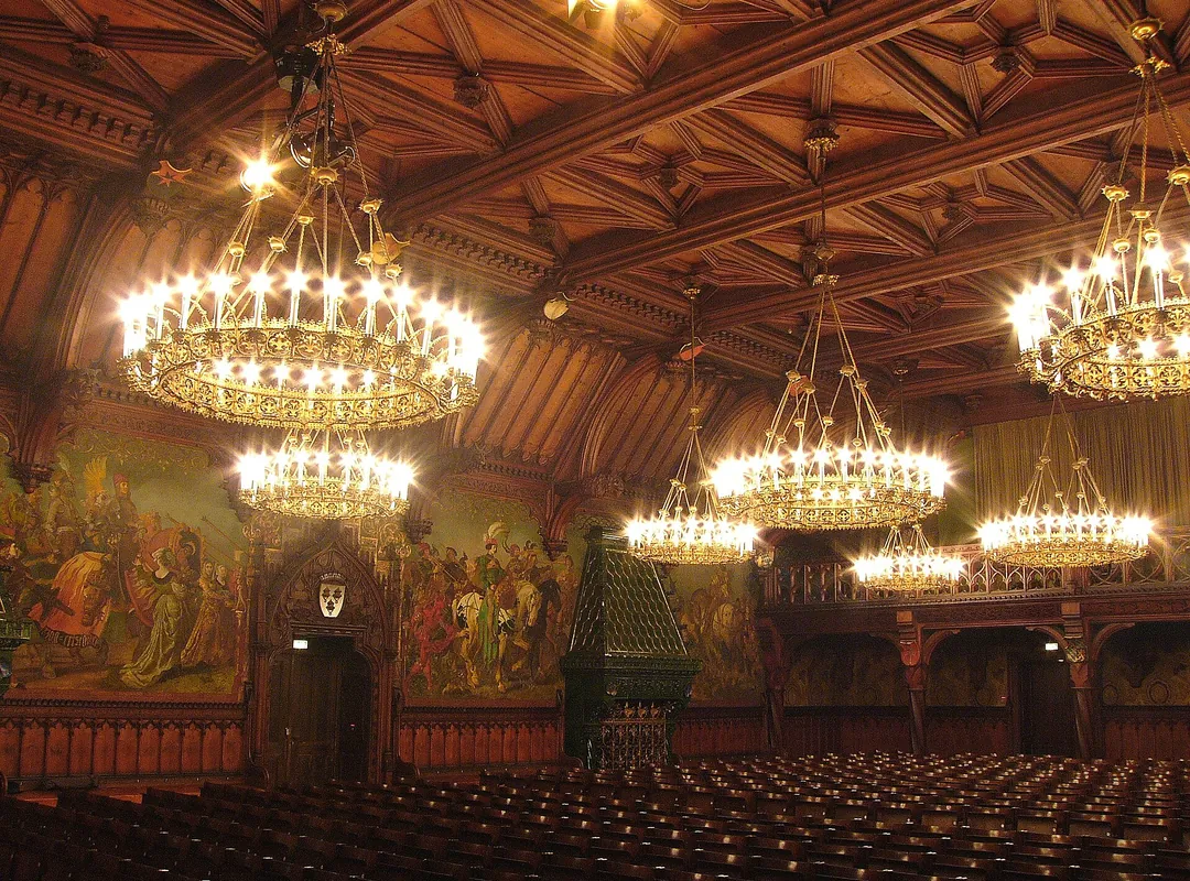 The Prunksaal of Landshut town hall