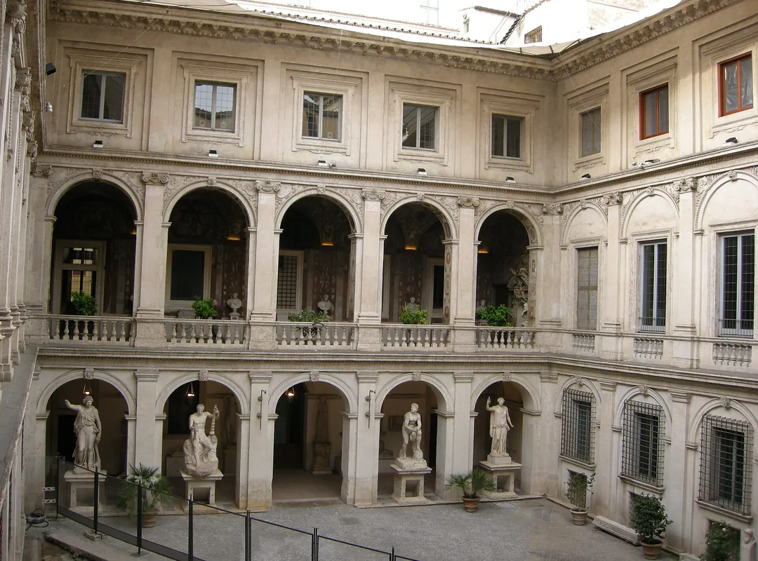 The courtyard of Palazzo Altemps, Rome