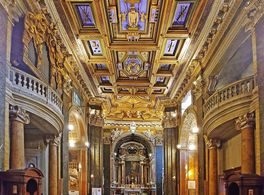 Interior of San Girolamo della Carità, Rome