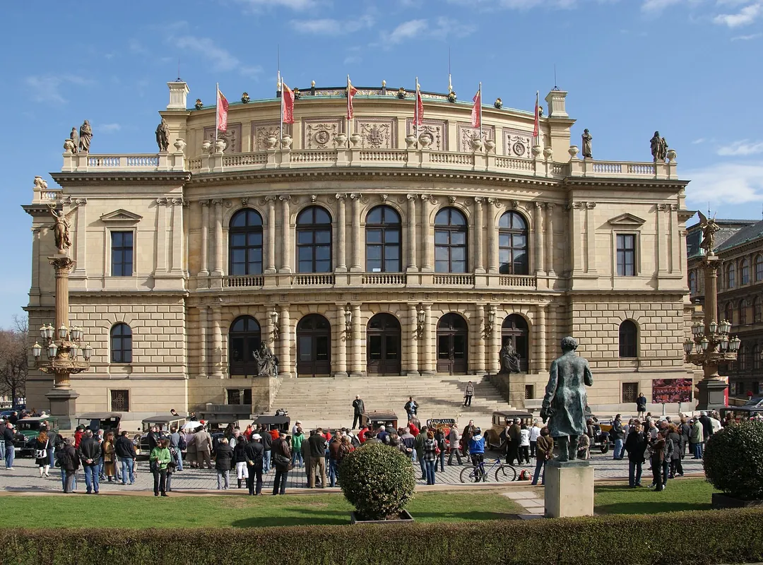 The Rudolfinum on Jan Palach Square, Prague