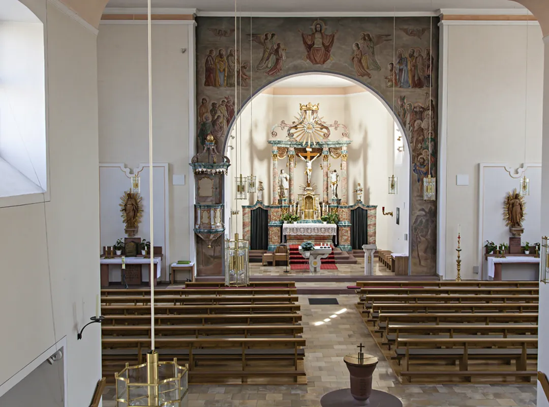 Inside St. Laurentius, Michelbach