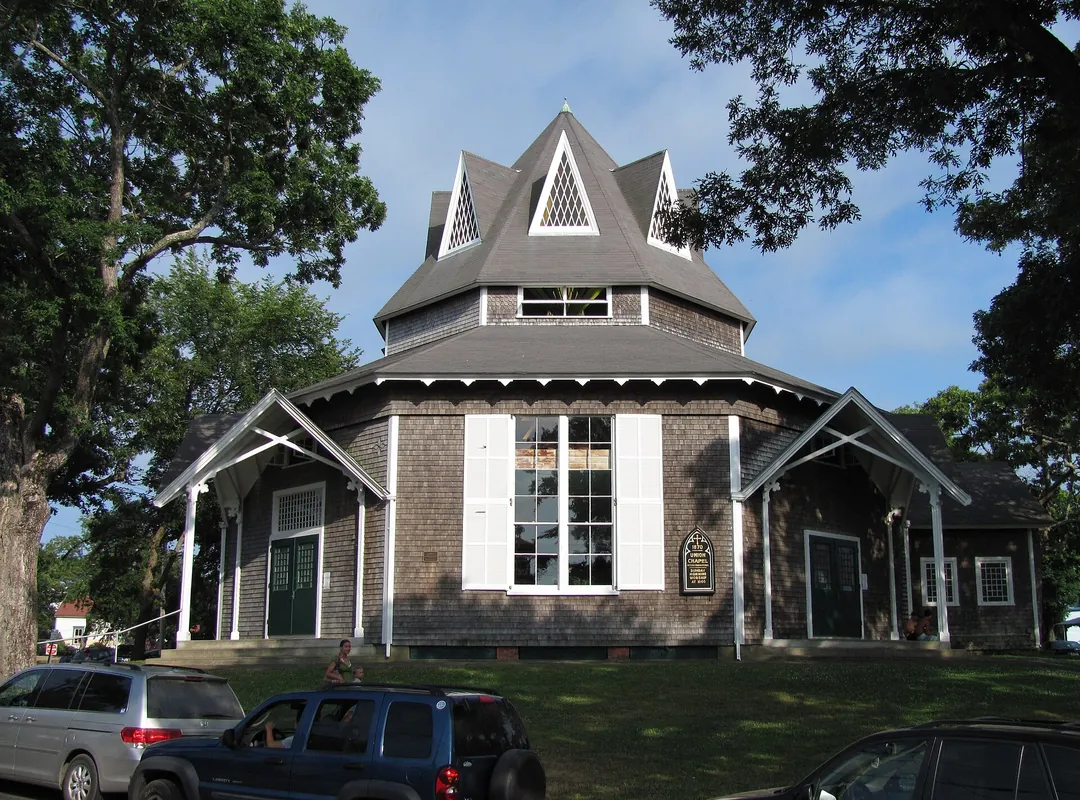The octagonal Union Chapel in Oak Bluffs
